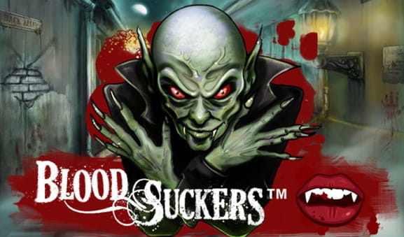 Das Bild zeigt das Cover des Blood Suckers Spielautomaten.