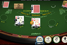 Partida de Cashback blackjack en una mesa online en Codere