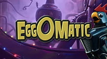 Cover des Eggomatic Slots von NetEnt.