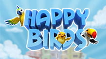 Cover des Happy Birds Slots von iSoftBet für Online Casino.