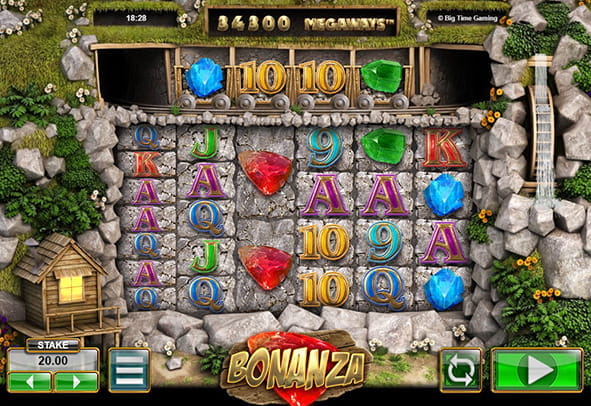 Das Bonanza Slot Board für Online-Casino.