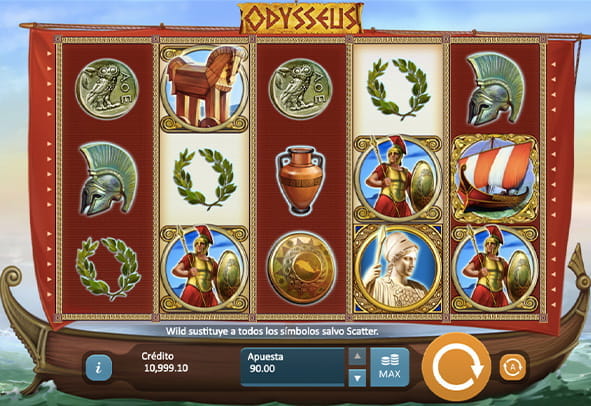 La tragaperras Odysseus para Casino online.