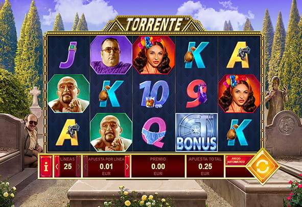 El juego de la tragaperras Torrente para Casino online de Switzerland.