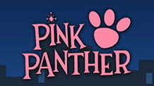 Logo des Pink Panther Slots von Playtech.
