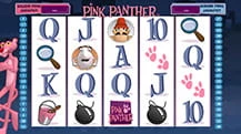 Spiel zum Pink Panther Handy Slot.