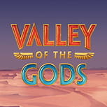 Cover des Valley of the Gods Casino Slots von Yggdrasil.