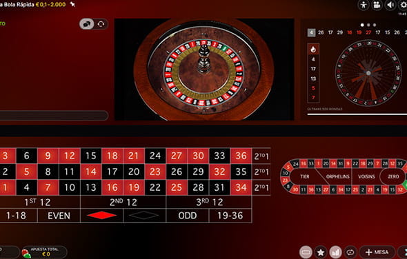 Evolution Gaming Live Roulette ohne Dealer in einem Online Casino spielen.