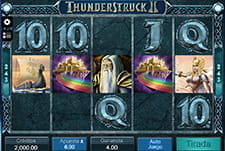 Cover des Videoslots Thunderstruck II im LeoVegas Casino.