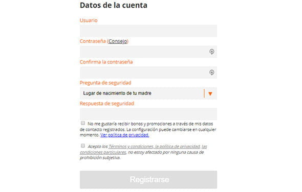 Kontaktformular bei einem Online Casino Schweiz. Sie müssen einen Benutzernamen und ein Passwort für Ihr Spielkonto erstellen