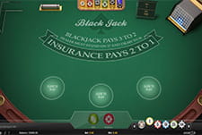 Europäisches Blackjack-Spiel