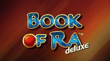 Cover des Spielautomaten Book of Ra Deluxe für Online Casino neu