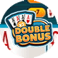 Doppeltes Bonus-Video-Poker-Logo, erhältlich im Schweizer Online-Casino.