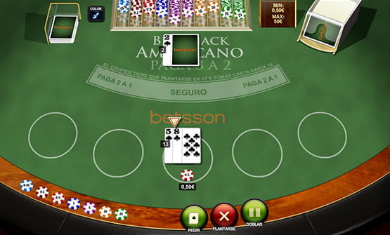 Juego demo del Blackjack Americano para Casino online.