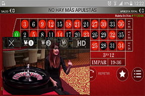 Ruleta portátil en Sportium casino