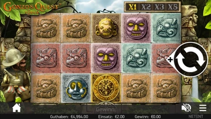 Mobile Version von Gonzo's Quest Online Schlitz.