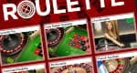 Bild mit verschiedenen Varianten von Roulette.