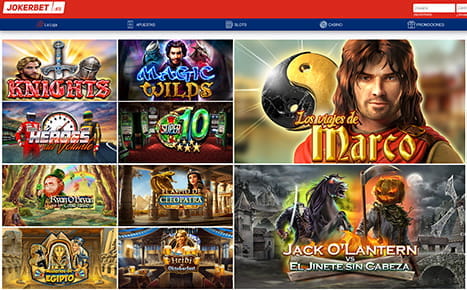 Auswahl an Red Rake Slots bei Jokerbet.