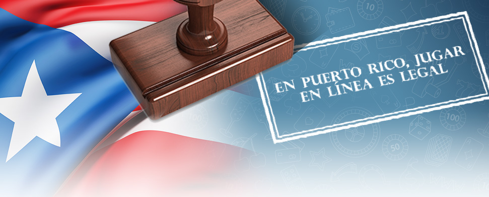 Flagge von Puerto Rico.
