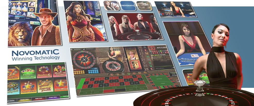 Verschiedene Brettspiele von Novomatic.