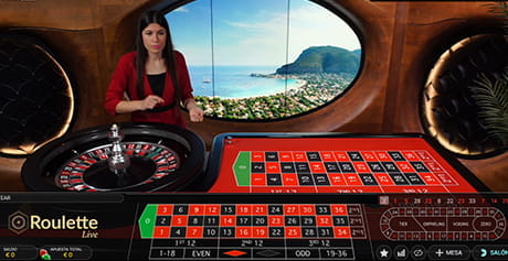 Roulette-Spiel scheitert mit der La Partage-Regel live in einem Online-Casino Schweiz.