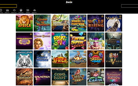 Vorstellung der IGT Automatenspiele im bwin Casino.