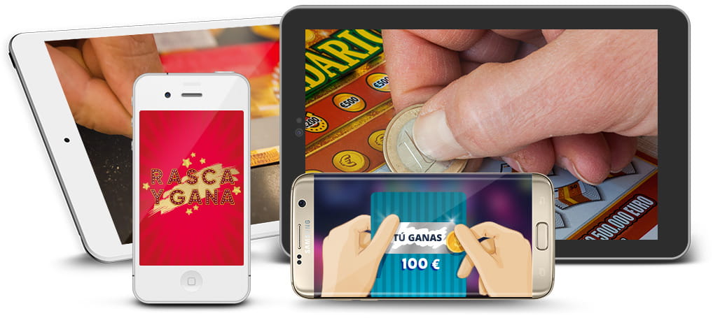 Online Rubbelkartenspiele im Online Casino für Handys.