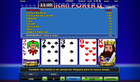 Portada del juego American Poker II.