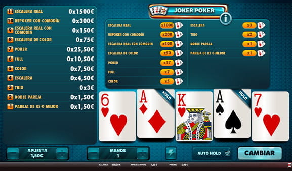 Portada del juego Joker Poker de Red Rake.