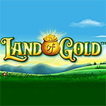 Titelbild des Land of Gold Slots von Playtech.