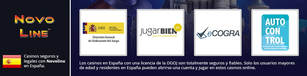 Logos der DGOJ, die das Casino mit Playson auf ihren Portalen zeigen muss.