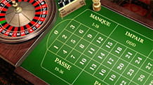 Juego de la ruleta francesa en el móvil