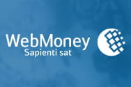 Logo der WebMoney-Zahlungsmethode.