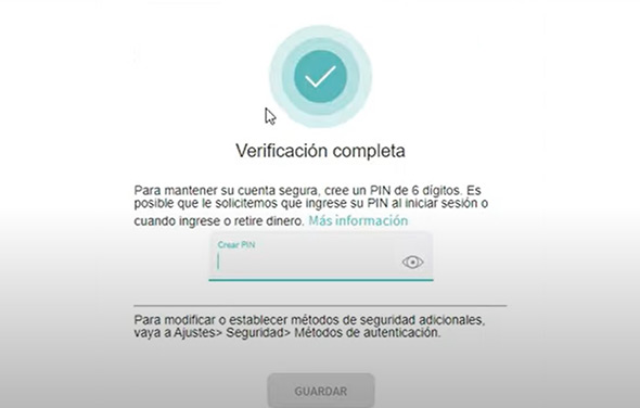 Schritt 3: Erstellen Sie eine PIN, um Zahlungen mit Skrill zu schützen.