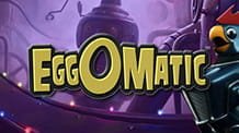 Portada de la tragaperras Eggomatic de NetEnt para Casino online.