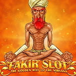 Kreisförmiges Logo des Fakir-Slots von Gaming1.