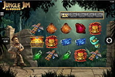 Hauptbildschirm des Jungle Jim el Dorado Slots in der Schweiz.