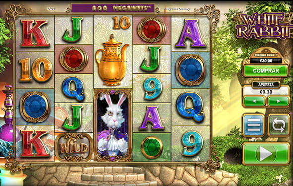 Spielen Sie den White Rabbit Slot von Big Time Gaming im Casino Luckia.