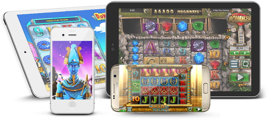 Handys und Tablets mit Slots von Big Time Gaming im Casino Schweiz.