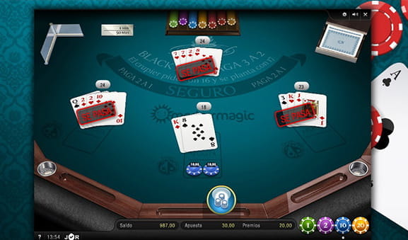 Ofertas de juego diferente en BlackJack Twins desde Casino online.