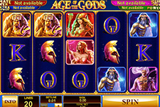 Juego de tragaperras Age of the Gods en el casino Betfred