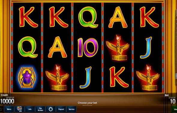 Spiel zum Novoline Book of Ra Slot für Online Casino.