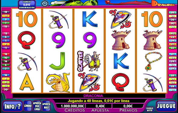Den Draconia Slot von R. Franco in einem Casino spielen.