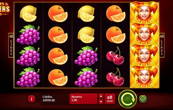 Spielen Sie den Fruits & Jokers Slot von Playson in einem sicheren Casino.