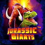 Cover des Jurassic Giants Slots von Pragmatic Play für Online Casino.