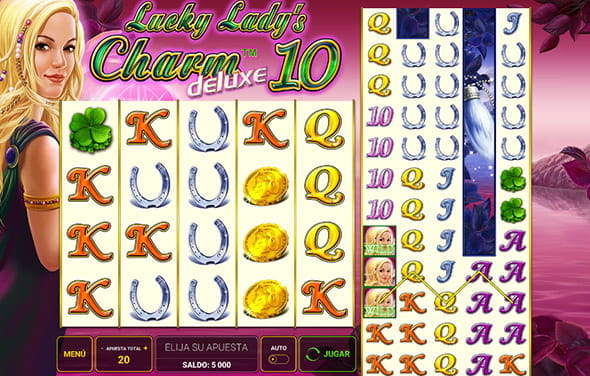Spiel zum Lucky Lady's Charm Deluxe Slot von Novomatic.