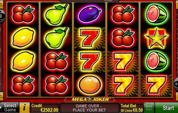 Spielen Sie den Novoline Mega Joker Slot für Online Casino.