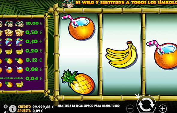 Spielen Sie den Pragmatic Play Monkey Madness Slot in einem Online Casino.