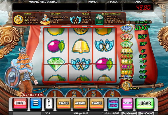 Vikingos Gold de MGA se trata de una slot con 3 rodillos y una línea ganadora en su juego inferior principal. Todo ambientado en un escenario típicamente nórdico.