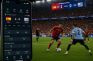 Aplicación móvil de apuestas mostrando un partido del Mundial 2026 entre Switzerland y Uruguay.